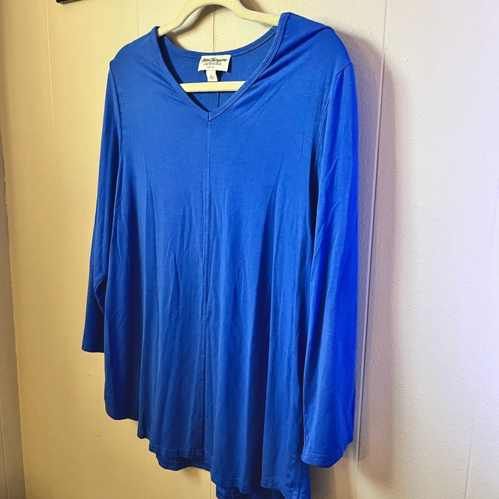 Royal Blue 3/4 sleeve top